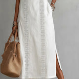 Vestido Maxi de Linho Sem Mangas