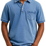 Cazel | Camisa Polo Casual Vintage Masculina