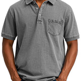 Cazel | Camisa Polo Vintage Descontraída para Homem