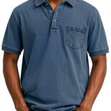 Cazel | Camisa Polo Vintage Descontraída para Homem