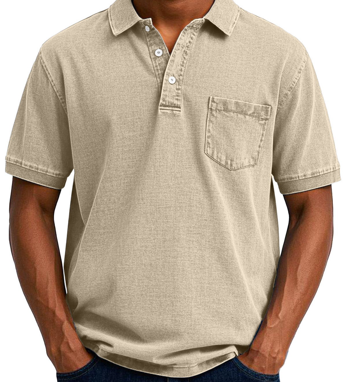 Cazel | Camisa Polo Casual Vintage Masculina