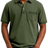 Cazel | Camisa Polo Casual Vintage Masculina