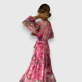 Marielle – Vestido floral elegante para momentos especiais