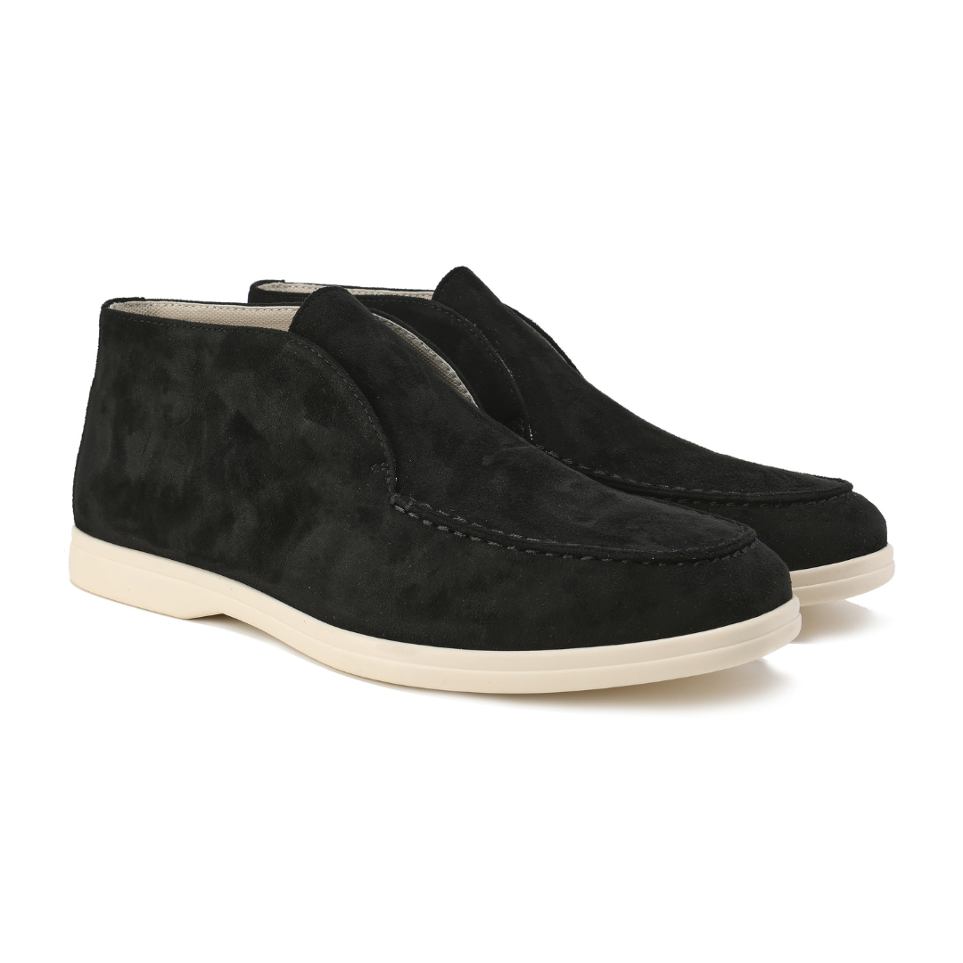 Cazel | Mocassins altos em camurça