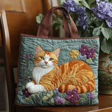 Bolsa artesanal - Gato ruivo