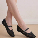 Jasmine - Ballerinas Ortopédicas Mary Jane Bordado Floral