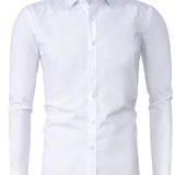 Cazel | Camisa elegante de mangas longas com botões
