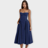 Gessiné - Mini Vestido Corsé Sem Mangas