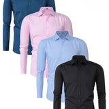 Cazel | Camisa elegante de mangas longas com botões