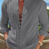 Cazel | Camisa leve em algodão de mangas longas