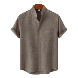 Cazel | Camisa Lisa de Algodão com Botões
