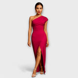 Vestido Assimétrico Elegante para a Noite