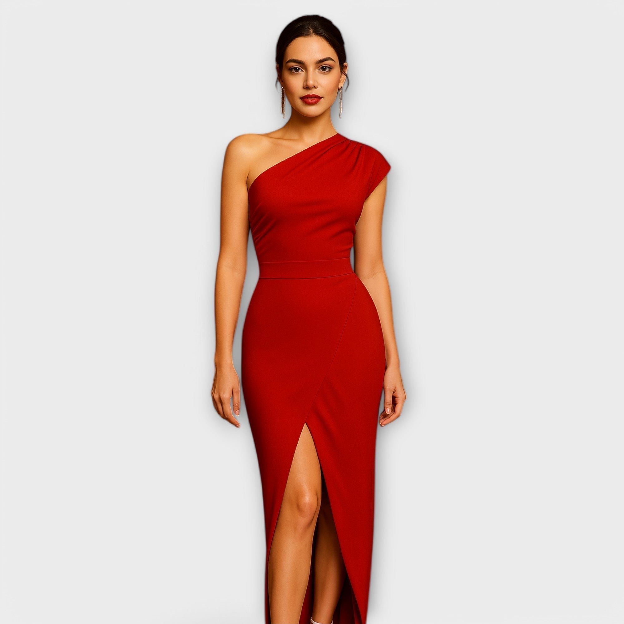Vestido Assimétrico Elegante para a Noite