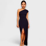 Vestido Assimétrico Elegante para a Noite