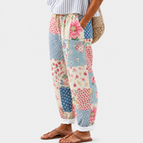 Calças Comfort Patchwork Vintage