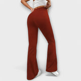 Calça larga com pernas largas