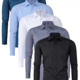 Cazel | Camisa elegante de mangas longas com botões