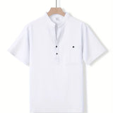 Cazel | Camisa elegante de mangas curtas