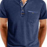 Cazel | T-shirt de gola redonda elegante com bolso