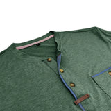 Cazel | T-shirt de gola redonda elegante com bolso