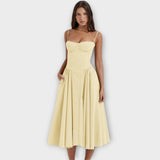 Gessiné - Mini Vestido Corsé Sem Mangas