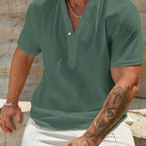 Cazel | Camisa de verão elegante com gola alta