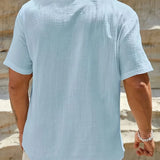 Cazel | Camisa de verão elegante com gola alta