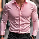 Cazel | Camisa elegante de mangas longas com botões