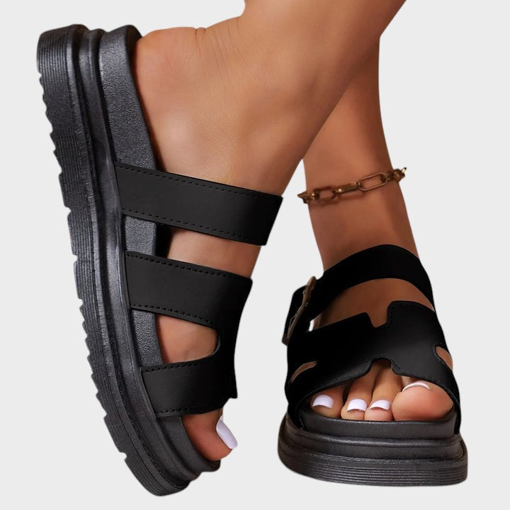 Rosinha - Sandálias ortopédicas com design em forma de H para conforto e suporte