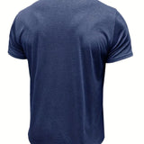 Cazel | T-shirt de gola redonda elegante com bolso