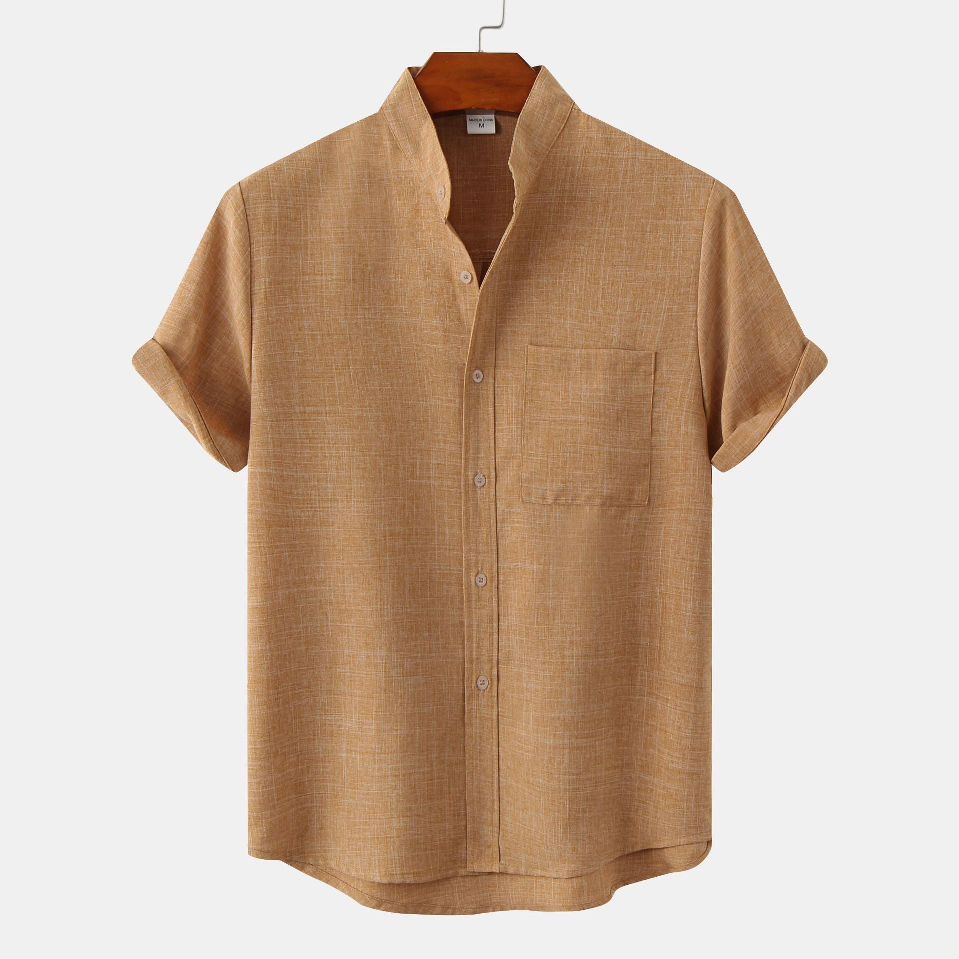 Cazel | Camisa Lisa de Algodão com Botões