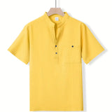 Cazel | Camisa elegante de mangas curtas