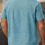 Cazel | Camisa de Manga Curta Leve em Mistura de Linho