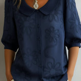 Aurélie™ | Blusa leve com padrão floral