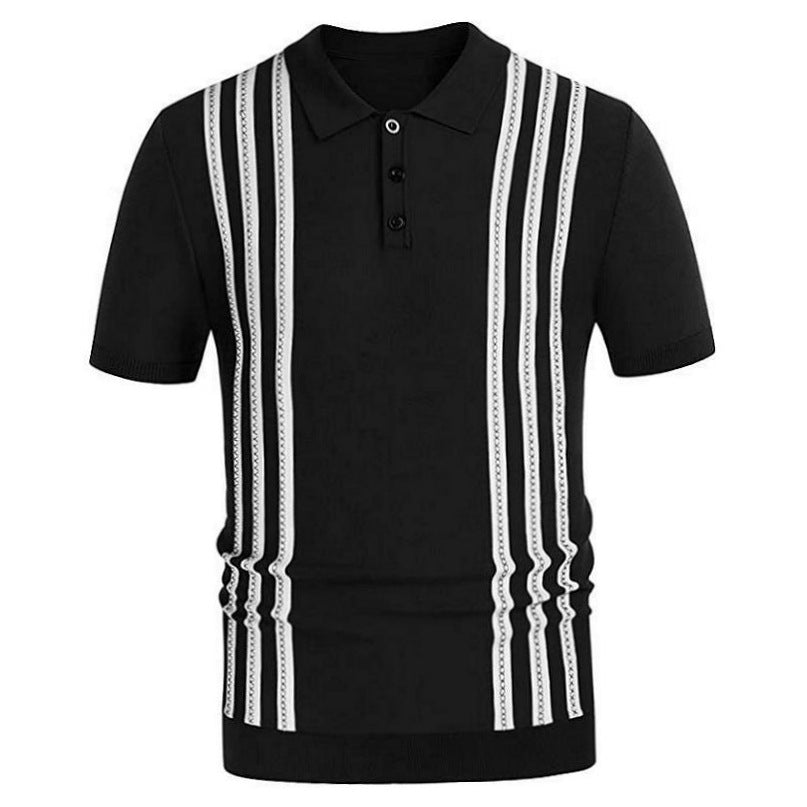 Cazel | Polo descontraído riscado