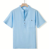 Cazel | Camisa elegante de mangas curtas