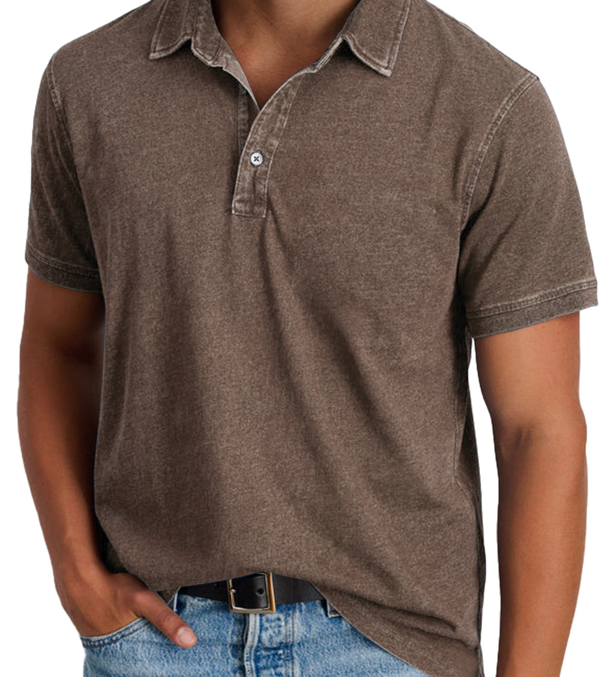 Cazel | Polo com colar para homens