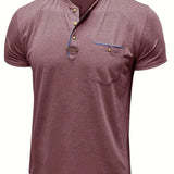 Cazel | T-shirt de gola redonda elegante com bolso