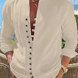 Cazel | Camisa leve em algodão de mangas longas