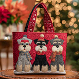 Bolsa Artesanal - Trio de Schnauzers