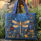 Bolsa acolchoada - Libélula dourada