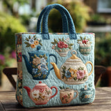 Bolsa acolchoada - Padrão floral