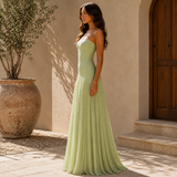 Vestido Almudena™ | Elegância Sofisticada que Estiliza com Delicadeza