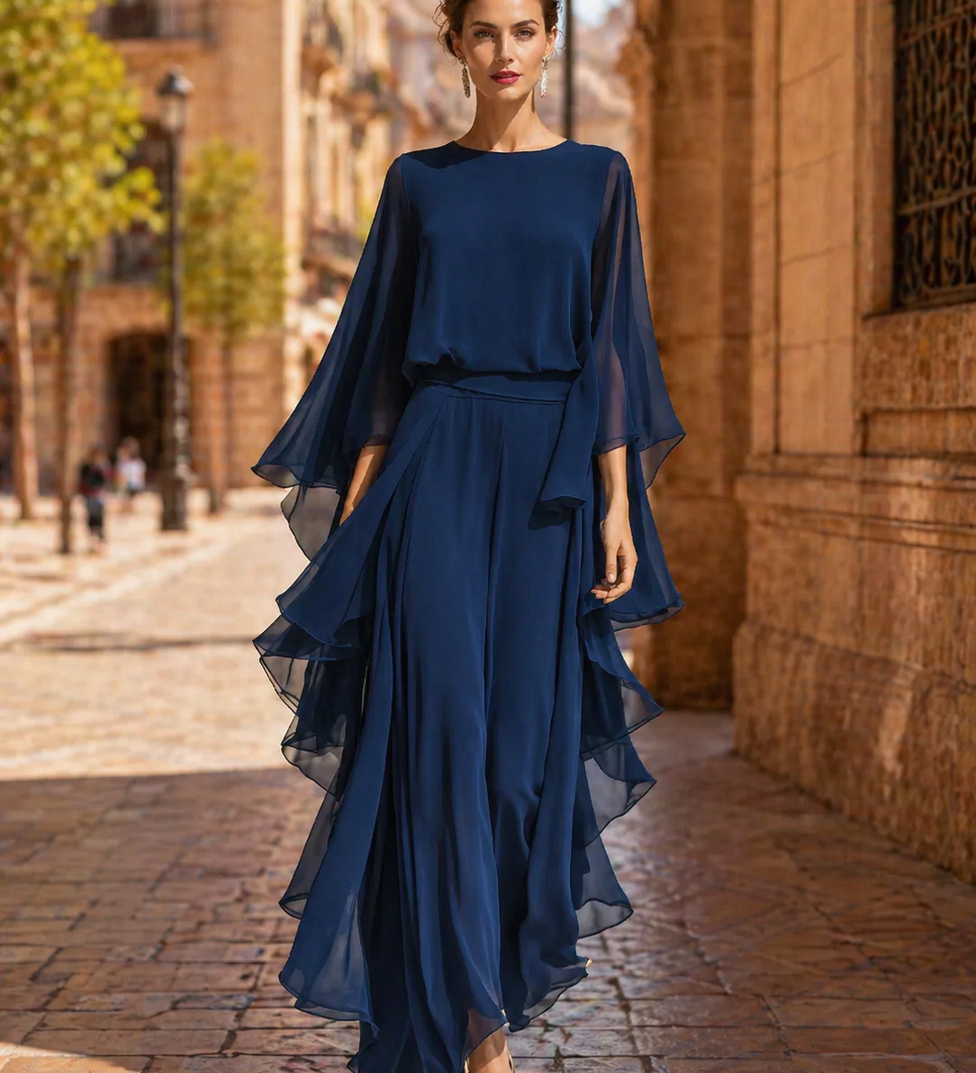 Aurora™ | Conjunto de chiffon esvoaçante