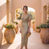 Giulia – Vestido elegante de tecido leve e fluido