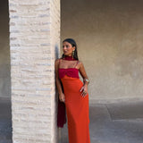 AZAHARA | Vestido Vintage com Costas Descobertas