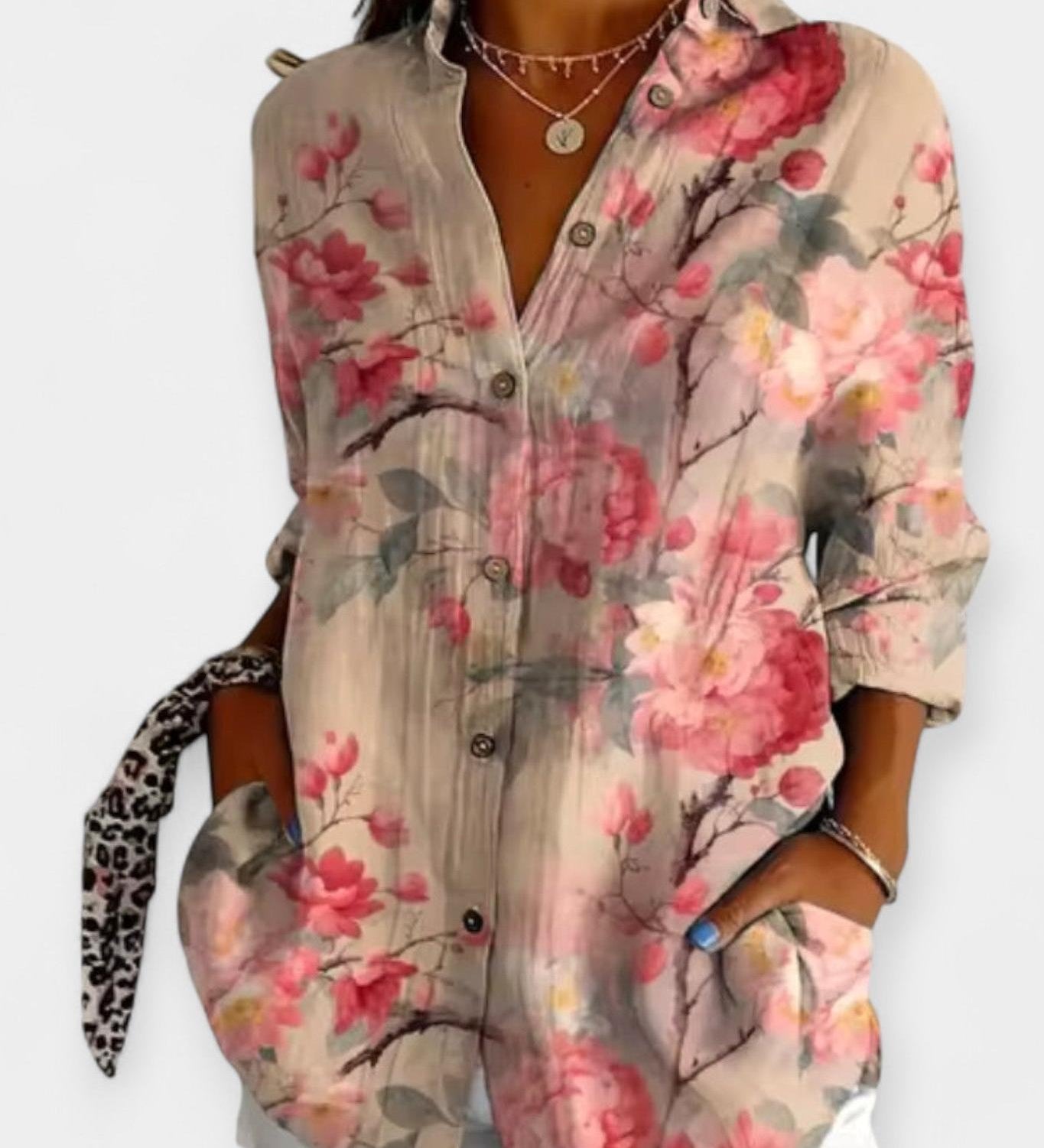 Frida | Camisa com Estampa Floral