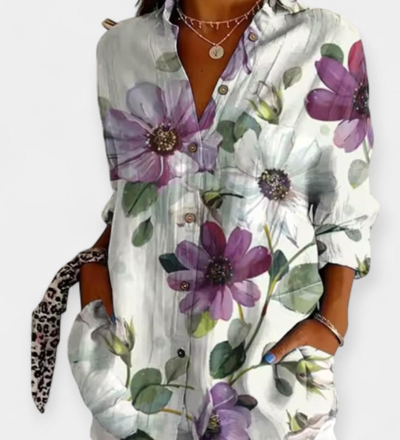 Frida | Camisa com Estampa Floral