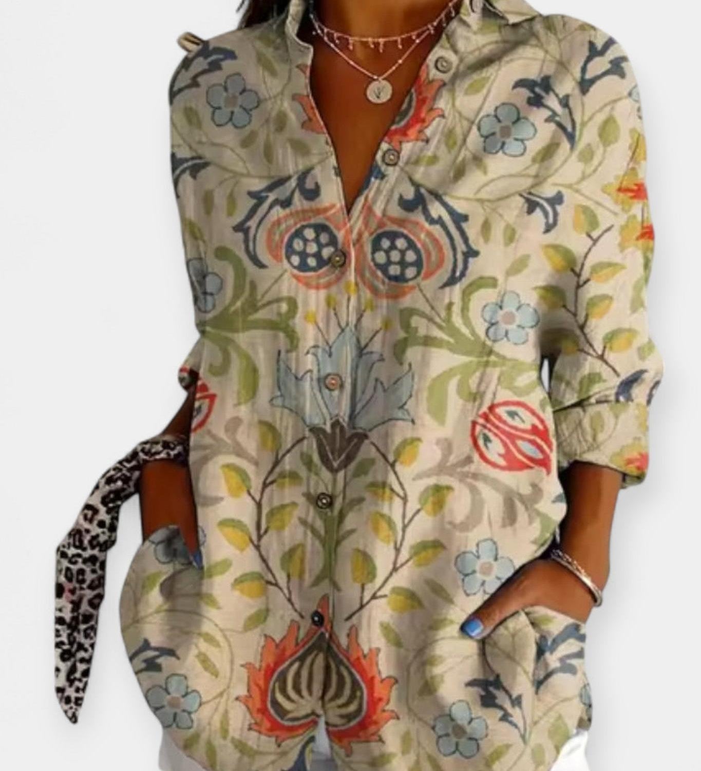 Frida | Camisa com Estampa Floral