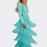 Mira - Vestido chic com franjas